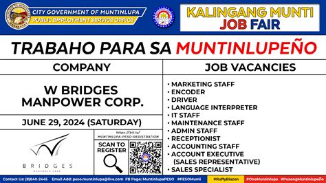 admin staff office staff jobs in Muntinlupa .